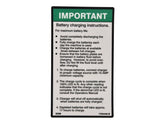 1704446 Decal, Charging Instr | JLG